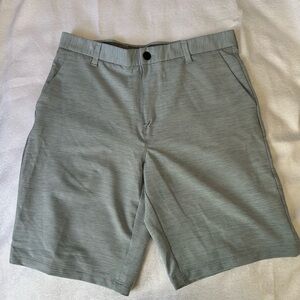 George Men's Light Gray Flat Front Shorts